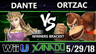 S@X 252 Smash 4 - Dante (Zelda) Vs. Ortzac (Donkey Kong) - Wii U Winners Bracket