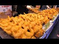 치킨 종류만 10가지 넘는? 역대급 시장 통닭의 성지! 옛날통닭, 닭강정, 똥집튀김 / korean original fried chicken / korean street food