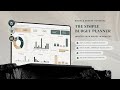 Simple Budget Planner Tutorial | Track, Save & Take Control of Your Money