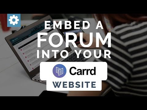 Embed A Forum Into Your Carrd Website