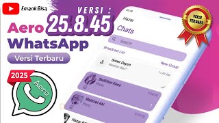 aero whatsapp 25.8.45 update versi terbaru 2026 || wa aero || aero wa ||| whatsapp mod versi terbaru screenshot 1