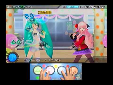初音ミクProject DIVA 2nd カラフル×メロディEXパフェ （自作コンで修行中）