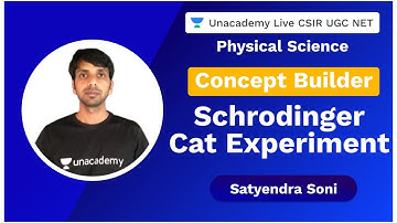 Concept builder | Schrodinger Cat Experiment | Physical Science | CSIR 2020 | Satyendra | Unacademy