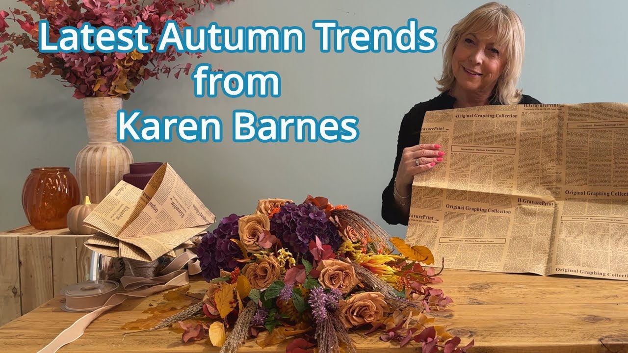 🍂Discover the Ultimate Autumn 2025 Floristry Trends with Karen Barnes: Hand Tied / Door Swag🍂