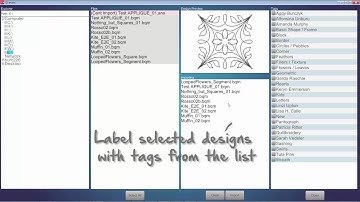 BERNINA Q-matic Video Tutorial: Import Designs