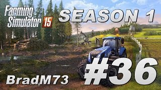 Farming Simulator 15 - Season 1 - Episode 36 - Mowing Grass!!