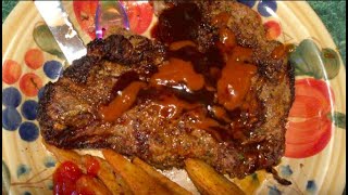 Cosori air fryer/ lemon pepper ribeye steak - #1875