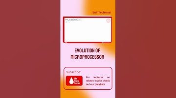 Evolution of Microprocessors I Microprocessor 8085 I Evolution of Microprocessor in hindi