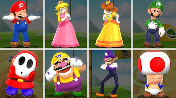 Mario Party 9 - All Neutral Animations