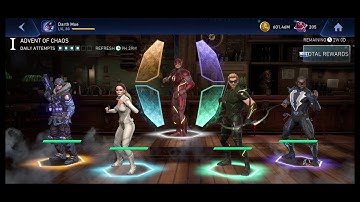 Advent of Chaos Heroic 7 Tier 1 Sub-bosses Clear (10.7.25) - Injustice 2 Mobile (Free to play)