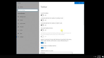 Always Show or Hide all icons in the notification area or TaskBar win10