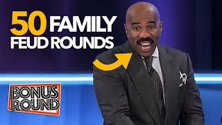 50 Family Feud Questions & Answers With Steve Harvey by Bonus Round 104,480 views 1 month ago 2 hours, 36 minutes