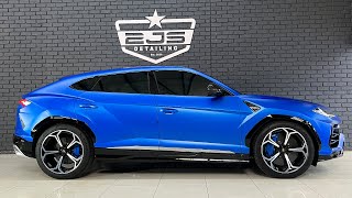 Lamborghini Urus Gloss to Self Healing Matte PPF, Interior Detailing & Gyeon Ceramic coatings.