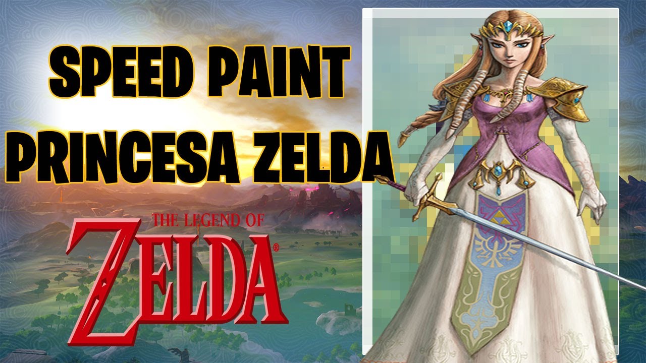 speed paint PRINCESA ZELDA