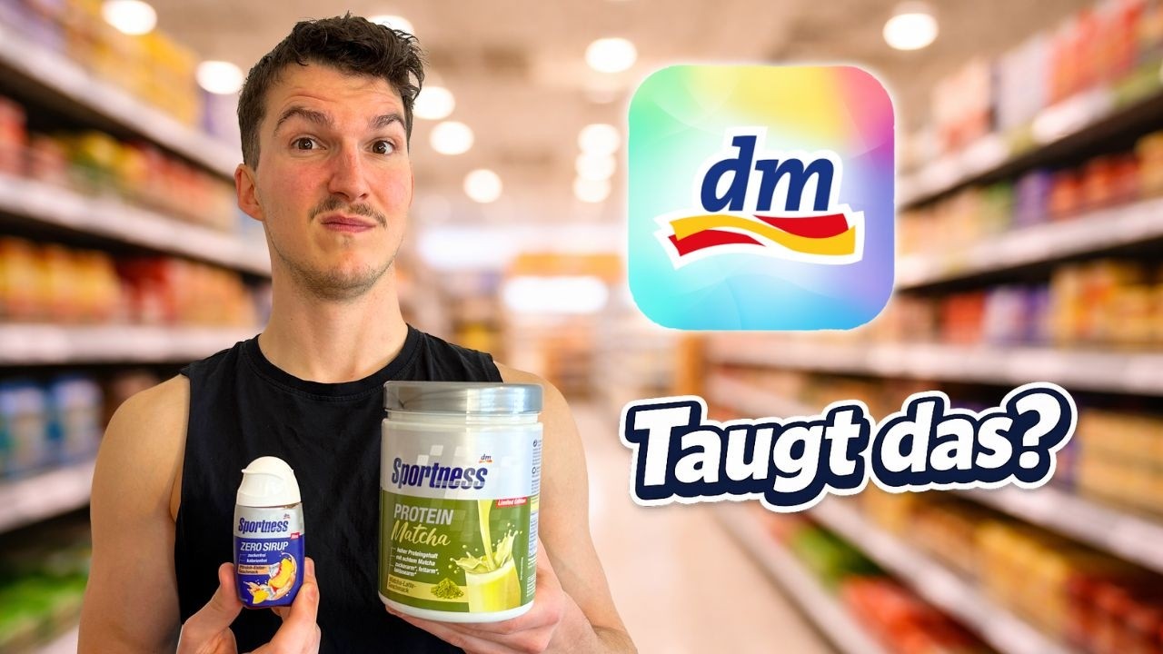 Ich teste die NEUEN DM Fitness Produkte