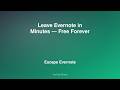 Leave Evernote in 2 Minutes &mdash; Free Forever, Keep Every Note