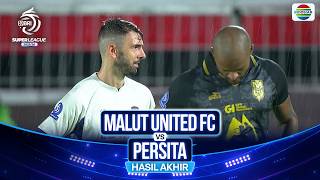 Malut United FC VS Persita  - Hasil Pertandingan | BRI Super League 2025/26