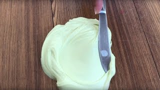 How To Make Cheap Butter Slime Using Dollar Store Play-Doh | ASMR* Spreadable Butter Slime!