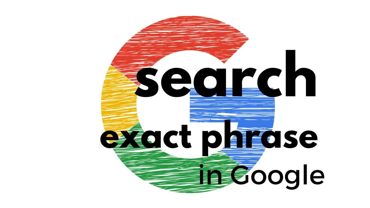 GOOGLE TRICK Search Exact Phrase YouTube