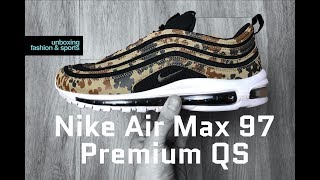 Nike Air Max 97 Premium QS ‘Camo Pack Germany’ | UNBOXING & ON FEET | fashion shoes | 2018 | 4K