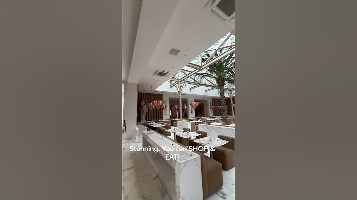 Wander with me into the The Palm Court at RH in San Francisco #california #restaurant  #food