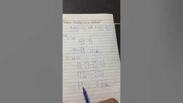 Multiplying a 2x2 matrix with a constant