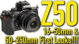 Nikon Z50, 16-50mm & 50-250mm Unboxing - YouTube