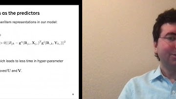 BayLearn 2020: Neural Representations in Hybrid Recommender Systems: Prediction vs Regularization