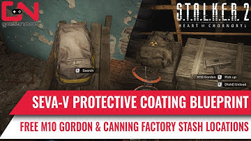 Stalker 2 SEVA-V Protective Coating Blueprint & Free M10 Gordon in Canning Factory Stashes