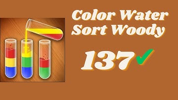Color Water Sort Woody Puzzle Level 137