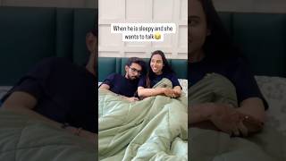 When he wants to sleep😂 #shorts #viral #comedy #husbandwife #bedtimestories #couple #comedycouple