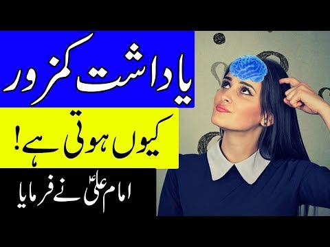 Yaddasht Kamjor Kyu Hoti Hai Hazrat Imam Ali As Qol Dimagi Kamzori Ka Ilaj Mehrban Ali Brain