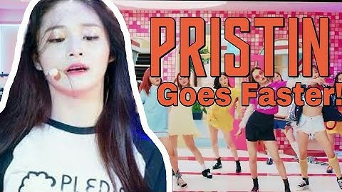 PRISTIN "We Like" But Everytime They Say "du-du-du-du-du-du" It Gets Faster