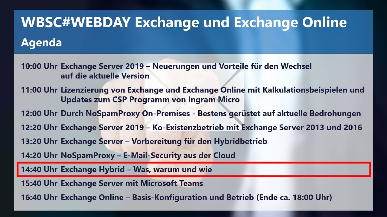 07 Exchange Hybrid – Was, warum und wie - YouTube