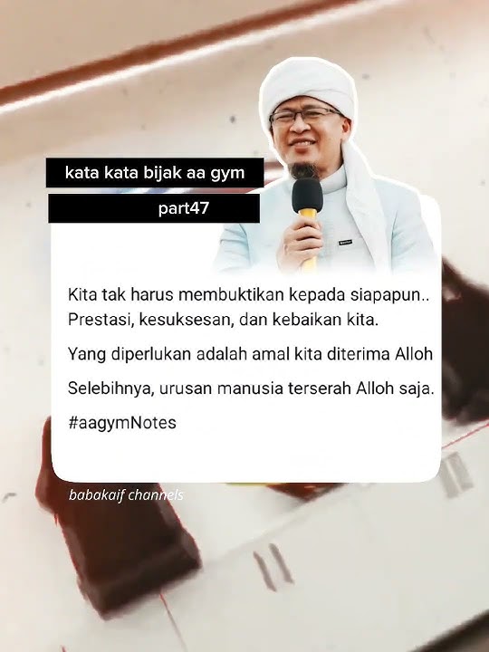 kata kata aa gym part 47