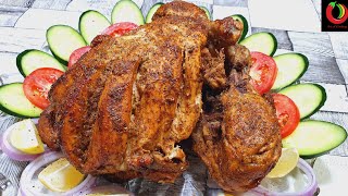 Chargha Chicken Recipe | Whole Chicken Roast Recipe | لاہوری چرغہ بنانے کا طریقہ | Art of Cooking