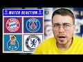 BAYERN MUNICH 2-3 PSG | PORTO 0-2 CHELSEA | CHAMPIONS LEAGUE LIVE REACTION