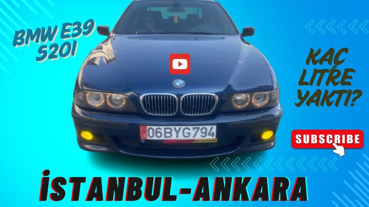 BMW E39 İle İstanbul-Ankara Yolculuğu I BMW E39 520İ I LPG'de Kaç LT Yaktı?