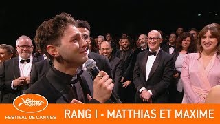 MATTHIAS ET MAXIME - RANG I - Cannnes 2019 - VO