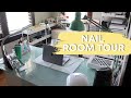 NAIL ROOM TOUR 2020 | Home Nail Studio | Ikea Alex Nail Desk | Nail Organization