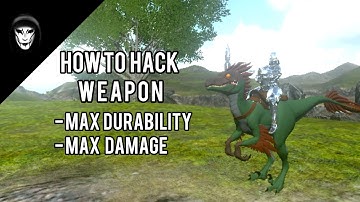 How to hack durability and damage with GG | Ark Mobile (English Version)