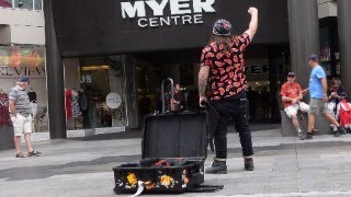 The Worlds Best Street Magic Show On  A Hard Day!!- day 59