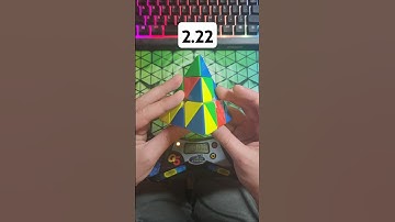 Pyraminx Solve of the Day 5/24 - 2.22 #rubikscube #pyraminx #cubing #puzzle #shorts