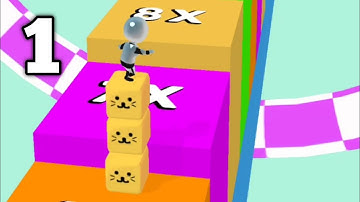 Cube Surfer Gameplay | Android Gameplay Walkthrough | All Levels Solution 172 - 176 | Part 1