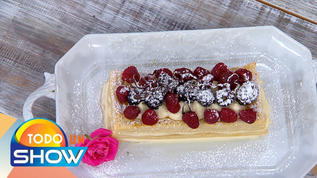 Receta: ¿Quieres dejar a todos con la boca abierta? ¡Prepara este exquisito Pastel mil hojas! tv azteca uno