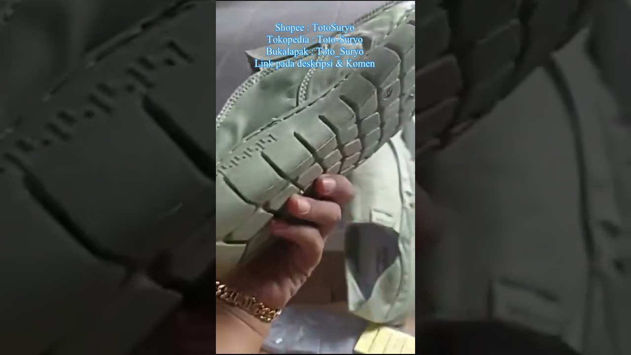 Sepatu Slip On Casual Original Leedoo MC108 Green | TotoSuryo x Leedoo Footwear 