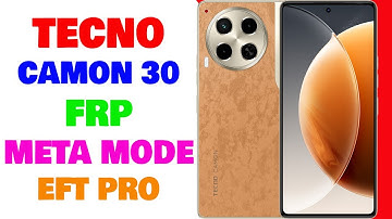 Tecno Camon 30 FRP | Tecno CL6 FRP Reset Done By EFT PRO | Umar Mobile