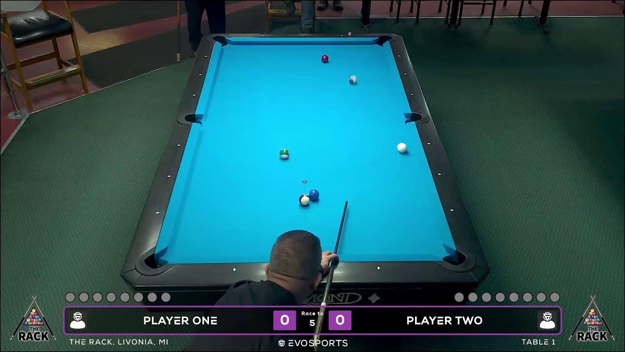 PLAYER ONE vs PLAYER TWO - THE RACK - TABLE 1 | EvoSports