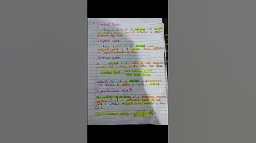 Variable speed | Uniform speed | Average speed | Velocity | Instantaneous velocity | Physics |MH-CET