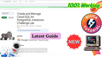 Create and Manage Cloud SQL for PostgreSQL Instances: Challenge Lab | GSP355 | #qwiklabs #arcade